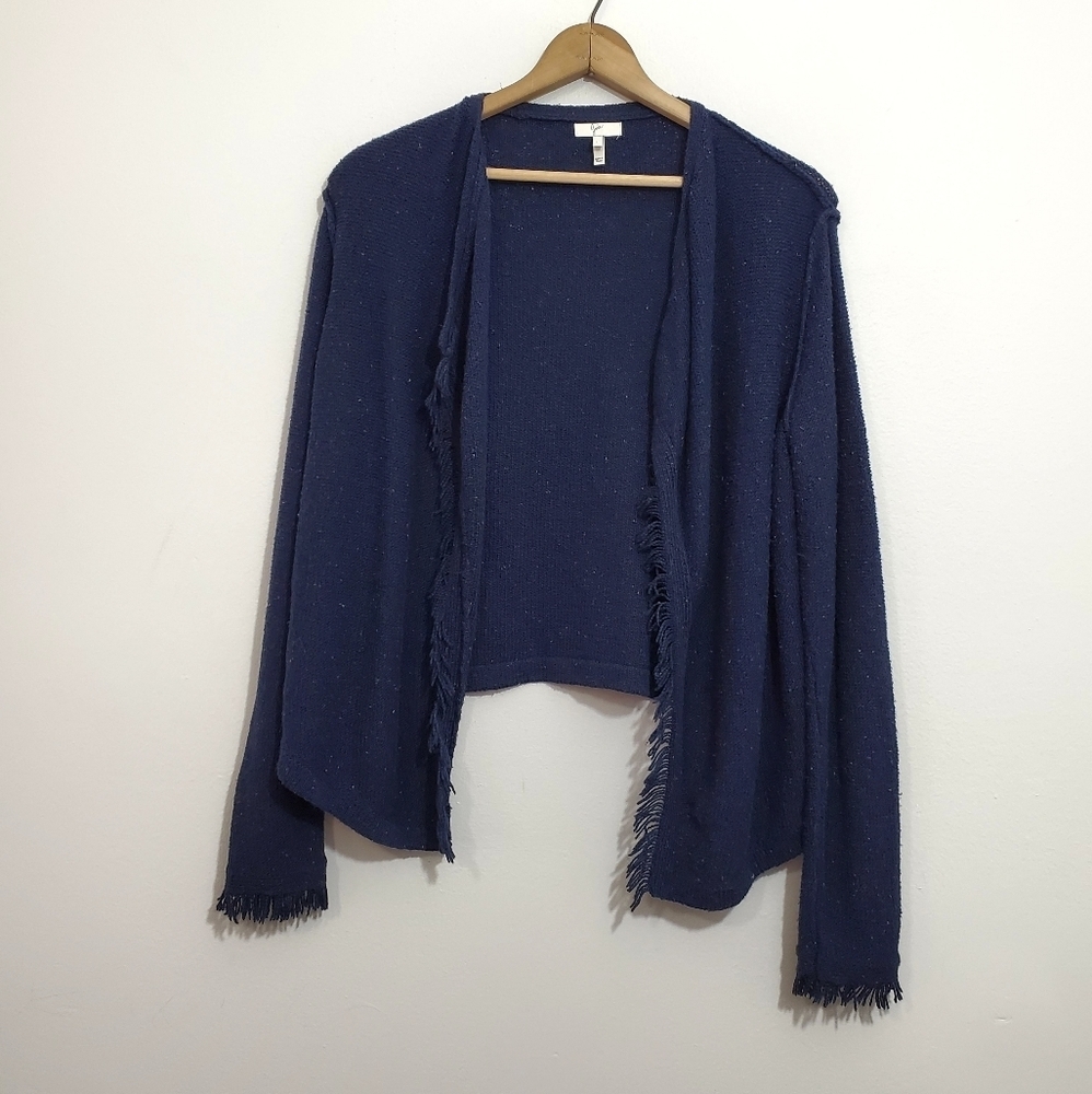 Joie Nalah Fringe Open Front Cardigan